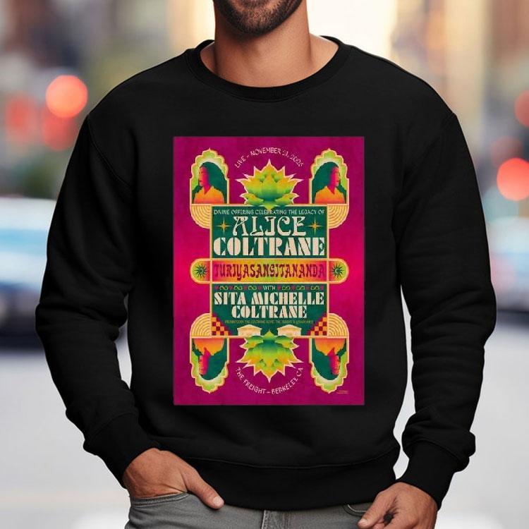 Alice Coltrane Tour Berkeley, Ca November 21, 2025 Shirt Alice Coltrane Tour Berkeley, Ca November 21, 2025 Shirt