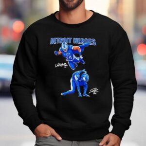 Amon Ra St Brown Detroit Lions Heroes Signature Sweatshirt