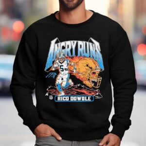 Angry Runs Panthers Rico Dowdle Sweatshirt