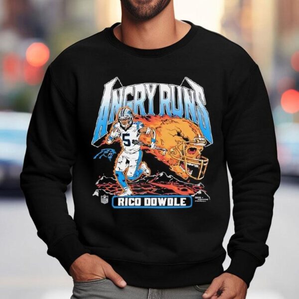 Angry Runs 2025 Panthers Rico Dowdle Shirt