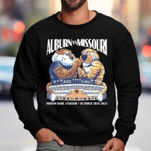 Auburn Tigers Vs Missouri Tigers Auble Truman Jordan Hare Stadium October 18th 2025 Shirt 3 Auburn Tigers Vs Missouri Tigers Auble Truman Jordan Hare Stadium October Th Sweatshirt