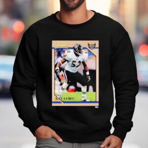 Baltimore Ravens Ray Lewis Trading Card Sweatshirt