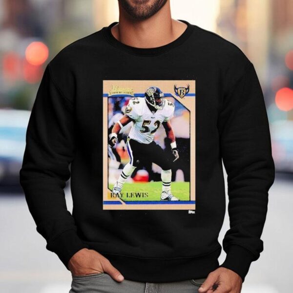 Baltimore Ravens Ray Lewis Trading Card Shirt