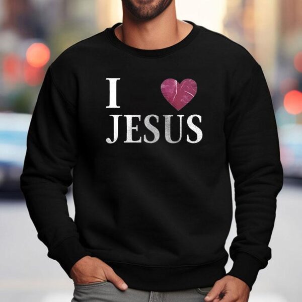 Baltimore Ravens X I Love Jesus Logo Shirt