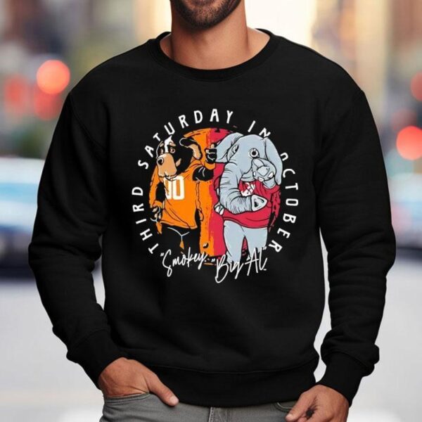 Big Al Alabama Crimson Tide Smokeytennessee Volunrs Mascots Third Saturday In October Shirt