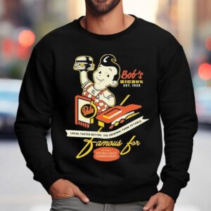 Big Boy Bob S Famous For Double Deck Hamburger Crossroads Sweatshirt