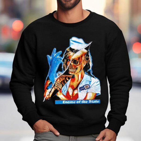 Blink-182 Skeleton Nurse Enema Of The State Shirt