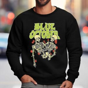 Blue October Skeleton Buddies Shirt 3 Blue October Skeleton Buddies Sweatshirt