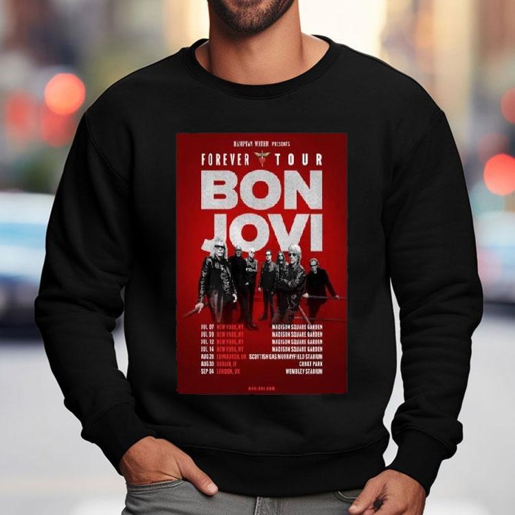 Bon Jovi Forever Tour Hampton Water Presents 2026 Shirt Bon Jovi Forever Tour Hampton Water Presents 2026 Shirt