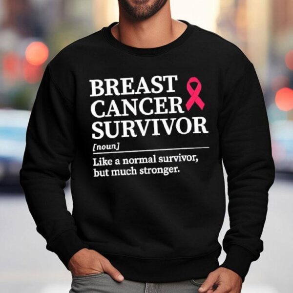 Breast Cancer Survivor Definition Pink Ribbon Shirt