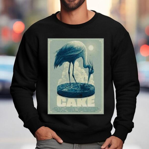 Cake Band Show Alabama Louisiana April 2026 Shirt