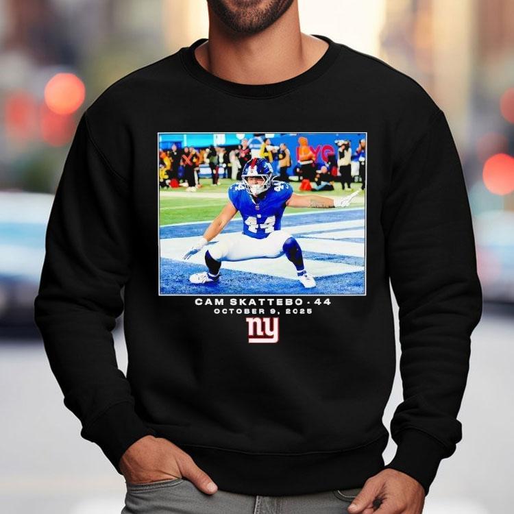 Cam Skattebo New York Giants Nfl Flash Features Week 6 Shirt Cam Skattebo New York Giants Nfl Flash Features Week 6 Shirt
