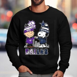 Charlie Brown Tcu Horned Frogs And Snoopy Dallas Cowboys Skyline 2025 Shirt 3 Charlie Brown Tcu Horned Frogs And Snoopy Dallas Cowboys Skyline Sweatshirt