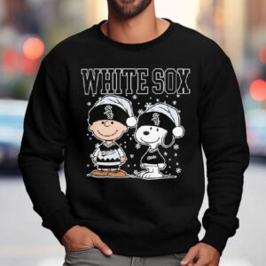 Chicago White Sox Snoopy Charlie Brown Christmas Baseball Sweatshirt