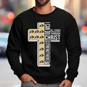 Colorado Buffaloes I Can Do All Things Through Christ Who Strengthens Me Sweatshirt