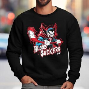 Count Dracula Hockey Blood Suckers Sweatshirt