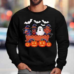 Dachshund Happy Halloweiner Halloween Dogs Lover Shirt 3 Dachshund Happy Halloweiner Halloween Dogs Lover Sweatshirt
