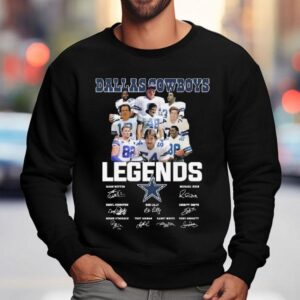 Dallas Cowboys Legends Players Signatures Sweatshirt