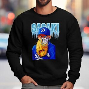 Dodgers Roki Sasaki Ice Anime Shirt 3 Dodgers Roki Sasaki Ice Anime Sweatshirt