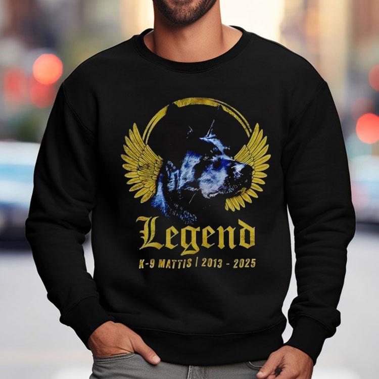 Dog Wings Legend K-9 Mattis 2013 2025 Vintage Shirt Dog Wings Legend K-9 Mattis 2013 2025 Vintage Shirt