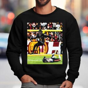 Father With Jayden Daniels And Chicago Bears Sweatshirt