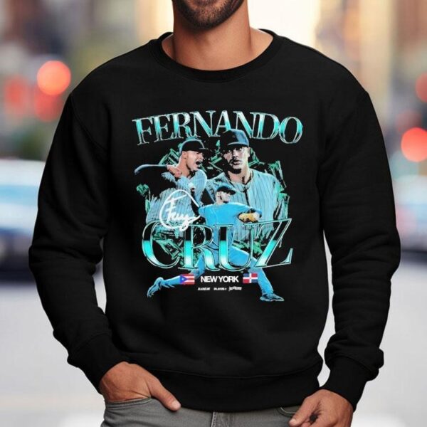 Fernando Cruz New York Yankees Player Collage Shirt