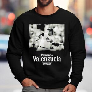 Fernando Valenzuela Los Angeles Dodgers Baseball Sweatshirt