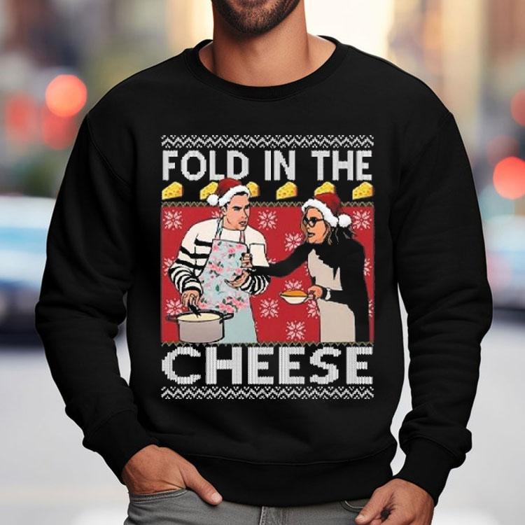 Fold In The Cheese Schitt’s Creek Ugly Christmas 2025 Shirt Fold In The Cheese Schitt’s Creek Ugly Christmas 2025 Shirt