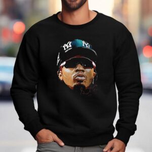 Gervonta Davis Portrait Signature Pose Shirt 3 Gervonta Davis Portrait Signature Pose Sweatshirt