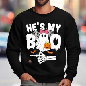 He's My Boo Matching Halloween Couples She's My Boo Shirt 3 He S My Boo Matching Halloween Couples She S My Boo Sweatshirt