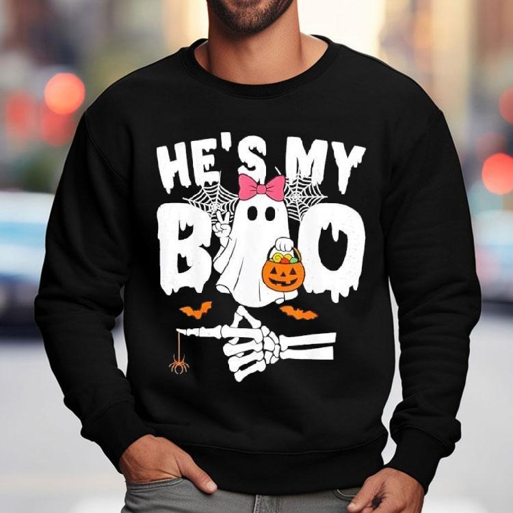 He’s My Boo Matching Halloween Couples She’s My Boo Shirt He’s My Boo Matching Halloween Couples She’s My Boo Shirt