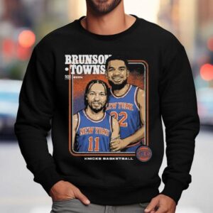 Jalen Brunson Karl Anthony Towns New York Knicks Step Brothers Sweatshirt