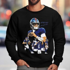 Jaxson Dart The Arrival New York Giants Nfl Football Signature Graphic Sweatshirt