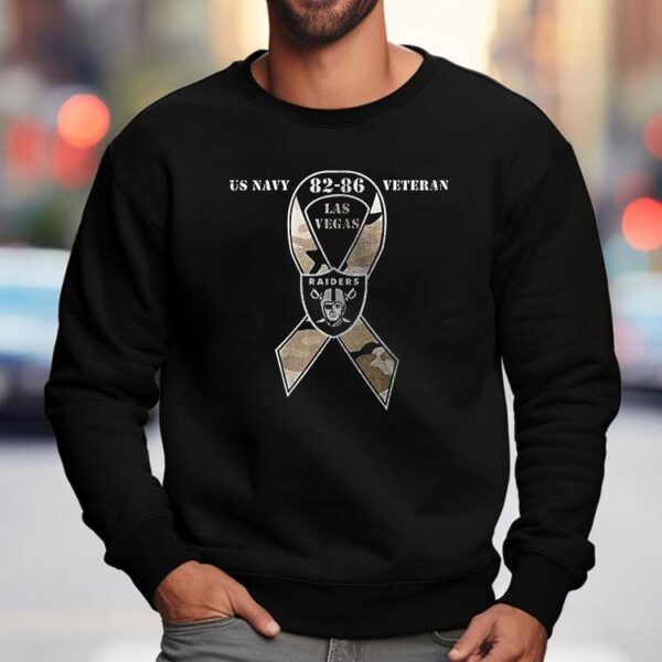 Las Vegas Raiders Us Navy Cold War Veteran Logo Shirt