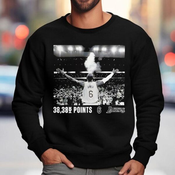 Lebron James Lakers All-time Scoring 38388 Points Shirt