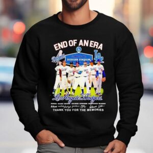 Los Angeles Dodgers End Of An Era Thank You For The Memories Signatures Shirt 3 Los Angeles Dodgers End Of An Era Thank You For The Memories Signatures Sweatshirt