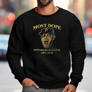 Mac Miller X Pittsburgh Pirates Most Dope 2025 Graphic Shirt 3 Mac Miller X Pittsburgh Pirates Most Dope Graphic Sweatshirt