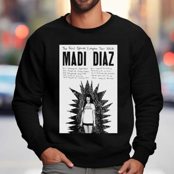 Madi Diaz European Tour 2026 Shirt
