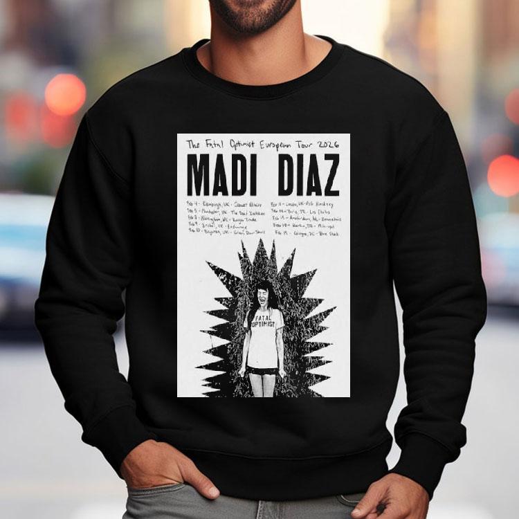 Madi Diaz European Tour 2026 Shirt Madi Diaz European Tour 2026 Shirt