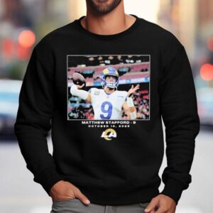 Matthew Stafford October Los Angeles Rams Nfl Flash Features Week Sweatshirt