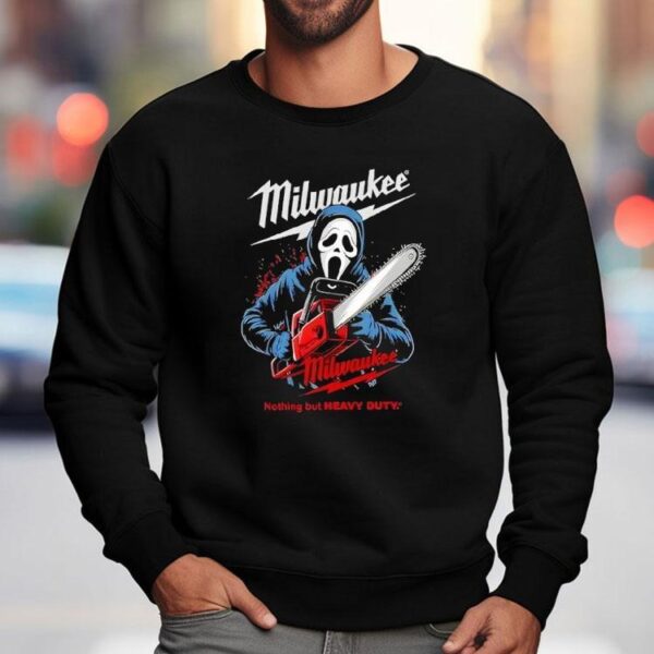 Milwaukee Tools Ghost Face With Chainsaw Halloween Shirt