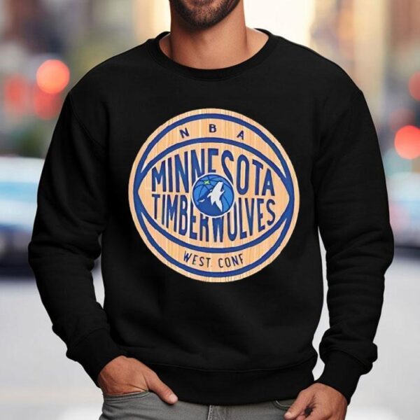 Minnesota Timberwolves Nba West Conf Logo Shirt