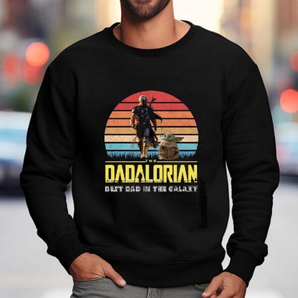Original The Dadalorian Best Dad In The Galaxy Vintage Shirt