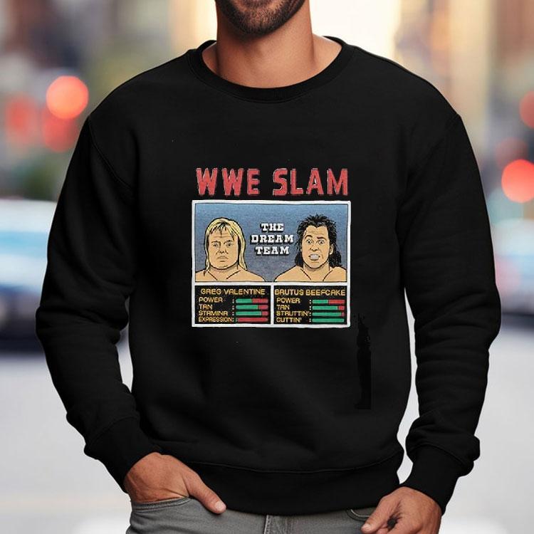 Original Wwe Saturday Morning Slam The Dream Team Shirt Original Wwe Saturday Morning Slam The Dream Team Shirt
