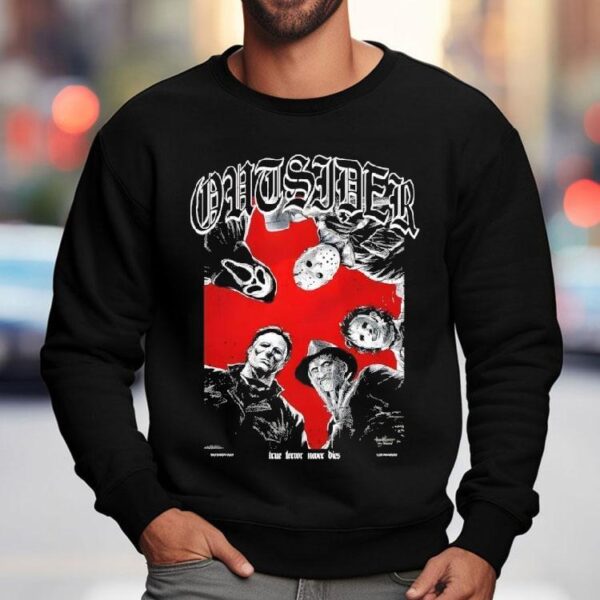Outsider Cult Ghostface X Jason Voorhees And Michael Myers X Freddy Krueger Shirt