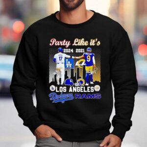 Party Like It's Shohei Ohtani Los Angeles Dodgers And Matthew Stafford Los Angeles Rams Signatures Shirt 3 Party Like It S Shohei Ohtani Los Angeles Dodgers And Matthew Stafford Los Angeles Rams Signatures Sweatshirt