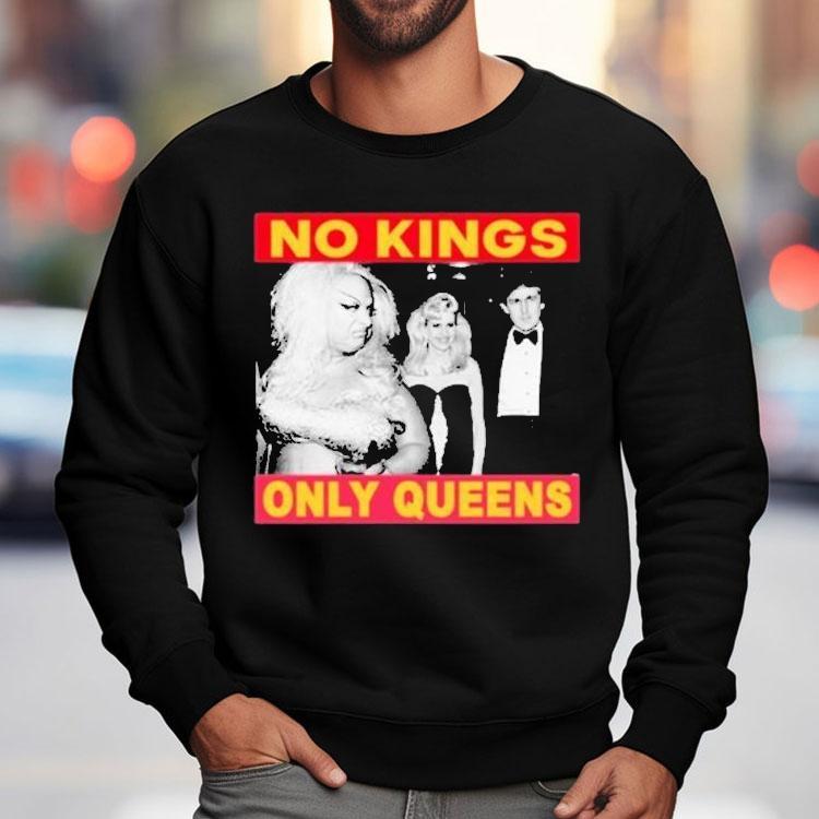 Pedro Pascal No Kings Only Queens Shirt Pedro Pascal No Kings Only Queens Shirt