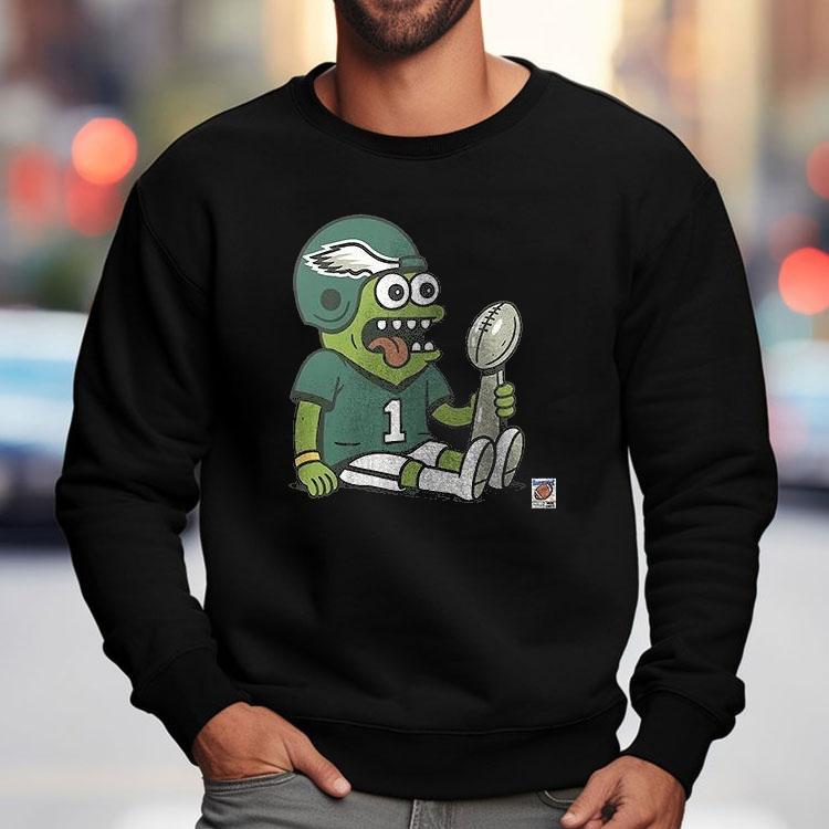 Philadelphia Eagles Jalen Hursts Mascot Cartoon Shirt Philadelphia Eagles Jalen Hursts Mascot Cartoon Shirt