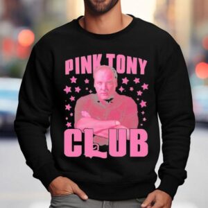Pink Tony Club Graphic Sweatshirt
