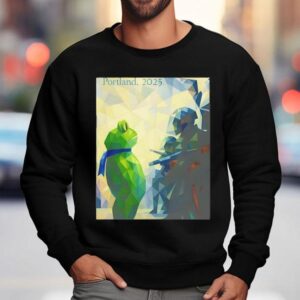 Portland Freedom Frog Ice Anti Trump Sweatshirt